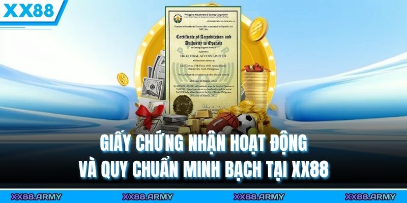 XX88 | XX88.COM > Trang Chính Nhà Cái XX88 Thưởng 88K 2 Giấy Chứng nhận hoạt động và quy chuẩn minh bạch tại XX88